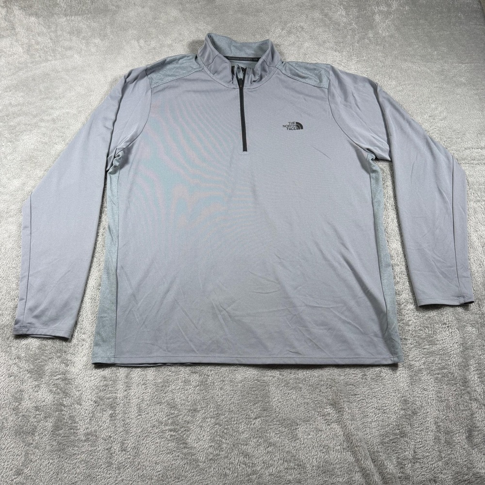 The North Face Pullover Jacket Mens XL Gray FlashDry XD Hiking